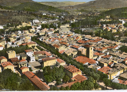 EN AVION AU DESSUS DE QUILLAN VUE GENERALE AERIENNE LAPIE - Autres & Non Classés