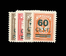 * MEMEL /Occup Lithuanienne - * - N°181a/84a - Chiffres Larges - TB - Memel (Klaïpeda) 1923