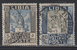 O LIBYE / COLONIE ITALIENNE - O - N°32/33 - 5l Et 10 L - TB - Libia