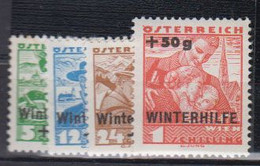 AUTRICHE      1935    N°     467 / 470            ( Neuf Sans Charniére )        COTE  120 € 00      ( S 1077 ) - Unused Stamps