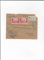 OUBANGUI CHARI  Cachet Postal De  FORT  SIBUT De 1957 Lettre En Recommandée - Otros - África