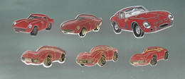 PINS PIN'S AUTO FERRARI  635  AUTOMOBILE COURSES CABRIOLET   LOT 6 PINS TOUS DIFFERENTS - Ferrari