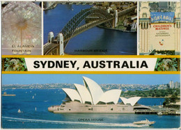 AUSTRALIA  SYDNEY  Multiview  Harbour Bridge  Opera Hause Fountain  Luna Park  Nice Stamp Olympic Games - Sydney