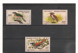MADAGASCAR OISEAUX/BIRDS ANNÉE 1963 N°Y/T : 89/91** Côte : 16,50 € - Madagascar (1960-...)