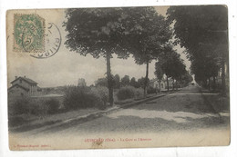 Guiscard (60) : La Gare Prise De L'avenue En 1909 PF. - Guiscard