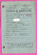 Fascicule De Mobilisation 15è Région Bureau De Recrutement De Privas Ardèche Classe 1915 - Documents