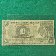 NICARAGUA 10 CORDOBAS 1945 - Nicaragua