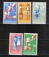 SURINAME, 1969,  MNH Stamp(s , Child Welfare   NVPH Nr. 522-526,  Scannr. 7767 - Surinam ... - 1975