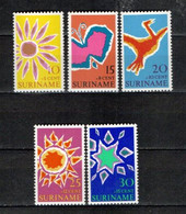 SURINAME, 1970,  MNH Stamp(s , Easter   NVPH Nr. 529-533,  Scannr. 7768 - Surinam ... - 1975