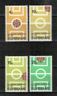 SURINAME, 1970,  MNH Stamp(s , Soccer Society,  NVPH Nr. 543-546,  Scannr. 7777 - Surinam ... - 1975