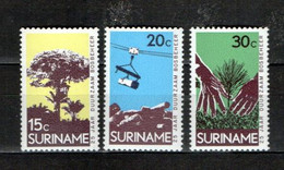 SURINAME, 1972,  MNH Stamp(s ,Forrestry Commission  NVPH Nr. 582-584,  Scannr. 7815 - Surinam ... - 1975