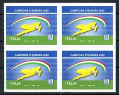 2021 - ITALIA / ITALY - L'ITALIA VINCITRICE DEI CAMPIONATI EUROPEI DI CALCIO 2020 / FOOTBALL EUROPEAN CHAMPIONS. MNH - 2021-...: Neufs