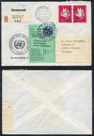 SUISSE - NATIONS UNIES - DOUANES / 1970 LETTRE RECOMMANDEE POUR L ALLEMAGNE (ref 8723a) - Storia Postale