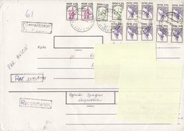 RUSSIA  REGISTERED COVER SENT TO POLAND 1999 - Cartas & Documentos