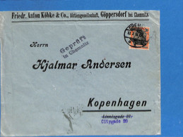 Allemagne Reich 1915 Lettre De Chemnitz Au Danemark (gepruft) (G4080) - Brieven En Documenten