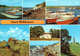 AK - Insel Hiddensee, Große Karte - Hiddensee