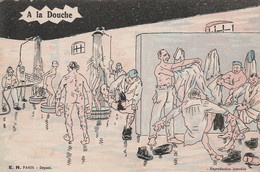 AK Franz. Soldaten Beim Baden - A La Douche - Humor - 1929 (58680) - Humorísticas