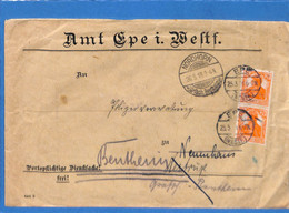 Allemagne Reich 1918 Lettre De Epe (G4085) - Brieven En Documenten