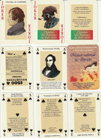 JEU CANADIEN RAPPELANT L'HISTOIRE DES PATRIOTES /REVOLTE 1837/38 DANS COLONIE BRITANNIQUE SUD CANADA:QUESTIONS ,PORTRAIT - 54 Cards