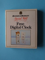 BENSON & HEDGES Special Mild Free Digital Clock ( See Scans ) NO Working Condition ( Battery ? )! - Advertising Items