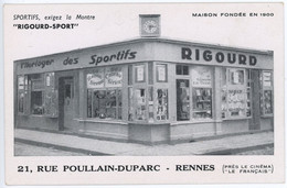 RENNES RIGOURD SPORT L'HORLOGER DES SPORTIFS 21 RUE POULLAIN DUPARC - Rennes