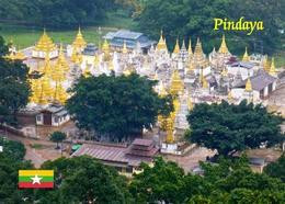 Myanmar Pindaya Aerial View Burma New Postcard - Myanmar (Birma)