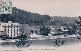 Cossonay VD, Chemin De Fer, Funiculaire, Gare  Et Grand Moulin (1901) - Cossonay