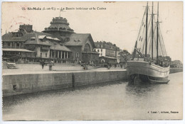 SAINT MALO LE BASSIN INTERIEUR ET LE CASINO - Saint Malo