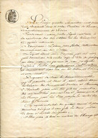 34.HERAULT. OCTON.DONATION ENTRE VAILHÉ PERE A FILS.1868. - Non Classés