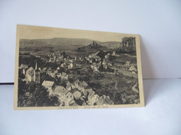 GEROLSTEIN ALLEMAGNE RHENANIE PALATINAT BLICK VON DER BURG CPA 1923 - Gerolstein