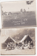 49168  Marneffe  Camp  1930    2  Photos  12  X  9 - Burdinne