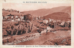 43)  ALLEYRAS  -  Quartier Du Pont D' Alleyras  - La Poste Et La Gare - Other & Unclassified