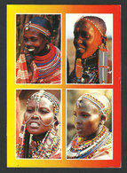 CP-- AFRICA --  African Tribes . Masai.  -- Nairobi 1991 -- African Women - Kenya
