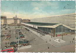 AA4718 Roma - Stazione Termini - Auto Cars Voitures / Viaggiata 1958 - Stazione Termini