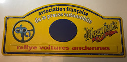 Plaque RALLYE - VOITURES ANCIENNES - Plaques De Rallye