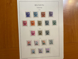La Réunion - Lot De 18 Timbres Taxe Surcharge CFA  1949/1971 Neuf Sans Charnière LUXE - Postage Due