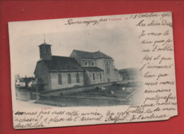 CPA Abîmée -  Valdoie  - L'église - Valdoie