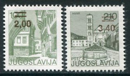 YUGOSLAVIA 1978 Surcharges 2.00 And 3.40 D. MNH / **.  Michel 1736, 1738 - Nuevos