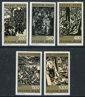 YUGOSLAVIA 1978 Social Graphic Art MNH / **.  Michel 1758-62 - Unused Stamps
