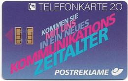 Germany - X 06G - Zeitalter 7 - Postreklame Mainz, 06.1990, 20U, 1.500ex, Used - X-Series: Werbeserie Mit Eigenwerbung Der Dt. Postreklame GmbH