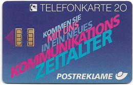 Germany - X 06H - Zeitalter 8 - Postreklame München, 06.1990, 20U, 1.500ex, Used - X-Series : Publicitaires - D. Postreklame