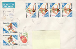 BULGARIA  REGISTERED COVER SENT TO POLAND 1995 - Covers & Documents