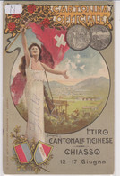CHIASSO SVIZZERA 1^ TIRO CANTONALE TICINESE  1914 BELLA ! - Sin Clasificación