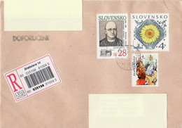 SLOVAKIA REGISTERED COVER SENT TO POLAND 1999 - Storia Postale