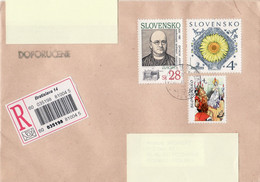 SLOVAKIA REGISTERED COVER SENT TO POLAND 1999 - Cartas & Documentos