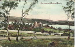 Government House , HOBART , 1909 , + Timbre De TASMANIA N° YT 73 - Hobart