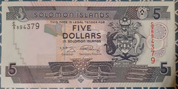 Solomon Islands $5 N.D. UNC - Salomons