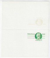 USA United States Postal Stationery Card With Answer Charles Thomson American Revolution Patriot Unused - 1961-80