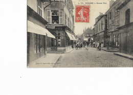 25 - ORNANS - Grande Rue. Animée, CPA Ayant Circulé En 1914, BE. - Otros Municipios