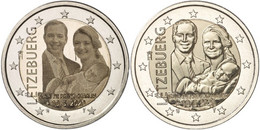 LUXEMBURGO  2€ 2.020 2020  SC/UNC  Bimetálica "Nacimiento Del Principe Heredero Charles Norm" (2 Monedas) T-DL-12.844 - Luxembourg